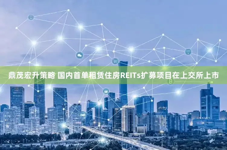 鼎茂宏升策略 国内首单租赁住房REITs扩募项目在上交所上市