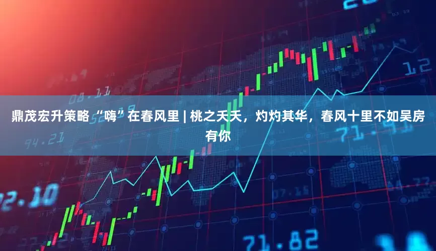 鼎茂宏升策略 “嗨”在春风里 | 桃之夭夭，灼灼其华，春风十里不如吴房有你